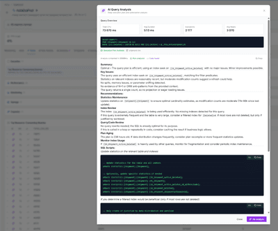 Hloubková analýza SQL